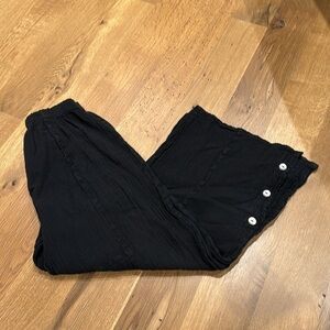 Cotton Ways Women’s Wide Leg Pants Black Size 1/Small